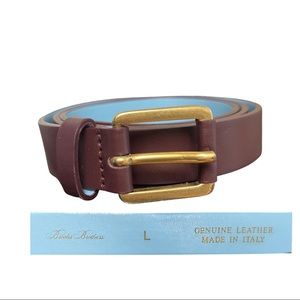 Leather waist belt